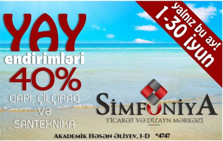 Simfoniya Dizayn vəTicarət mərkəzindən MÖHTƏŞƏM AKSİYA - FOTOLAR