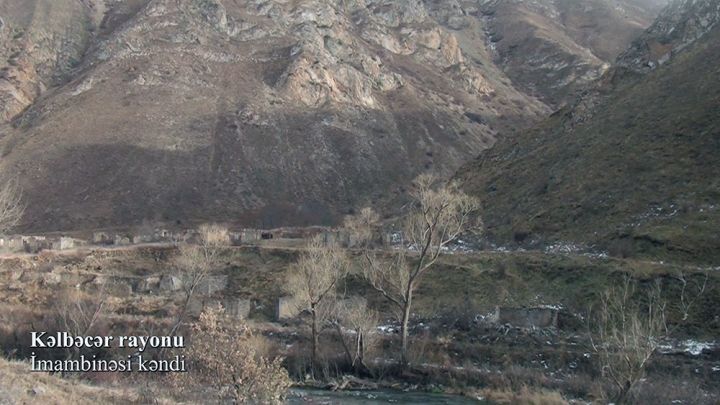 Kəlbəcərin İmambinəsi kəndindən görüntülər - VİDEO