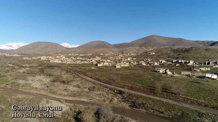 Cəbrayılın Hovuslu kəndindən yeni görüntülər