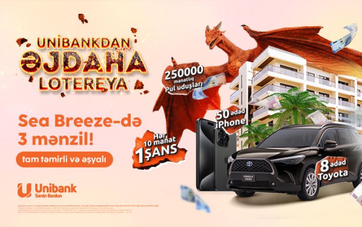 “Əjdaha” lotereyasının 4-cü tirajının qalibləri seçilib - SİYAHI