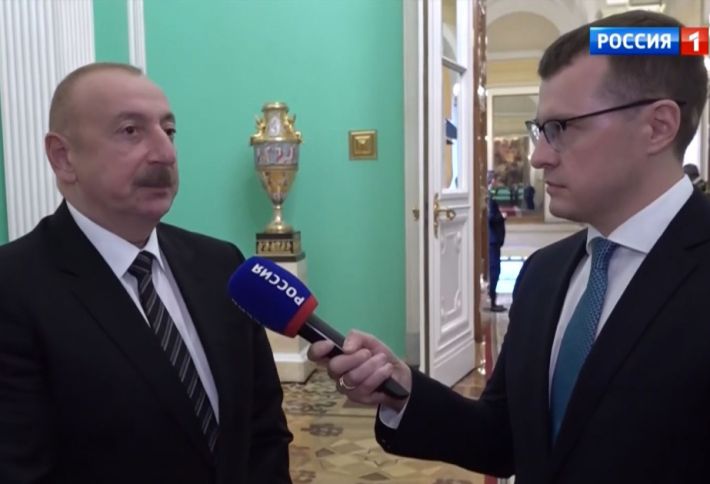 "Biz istənilən sanksiyalara qəti şəkildə qarşıyıq"  - “Rossiya-1” televiziya kanalına müsahibə