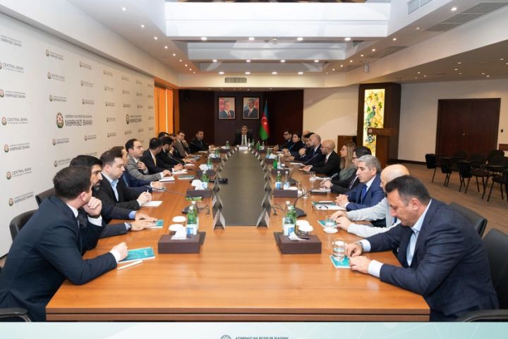 Mərkəzi Bankda kapital bazarlarının infrastrukturunun gücləndirilməsi müzakirə edilib