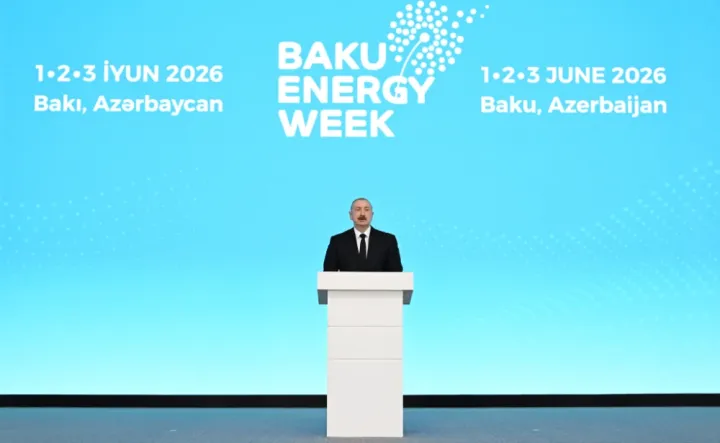 İlham Əliyev “Baku Energy Forum”un rəsmi açılış mərasimində çıxış edib
