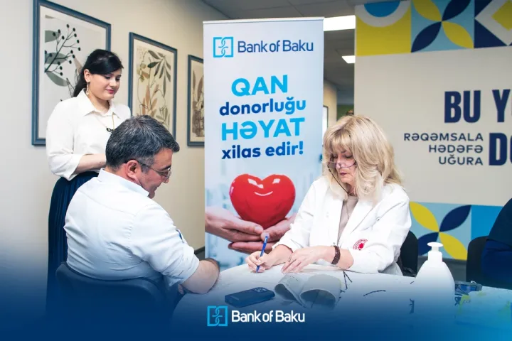 Bank of Baku qan donorluğunun əhəmiyyətini vurğulayıb – qanvermə aksiyası keçirib