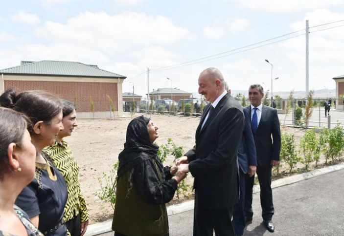 Prezident Cocuq Mərcanlıya səfər edib
