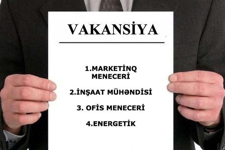“Gidromaşservis” vakansiyalar elan edib