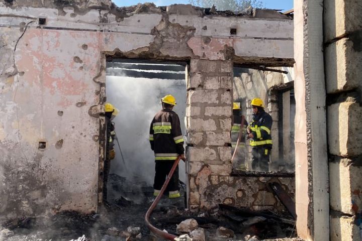 Ziyanın aradan qaldırılması işlərinə başlanıldı