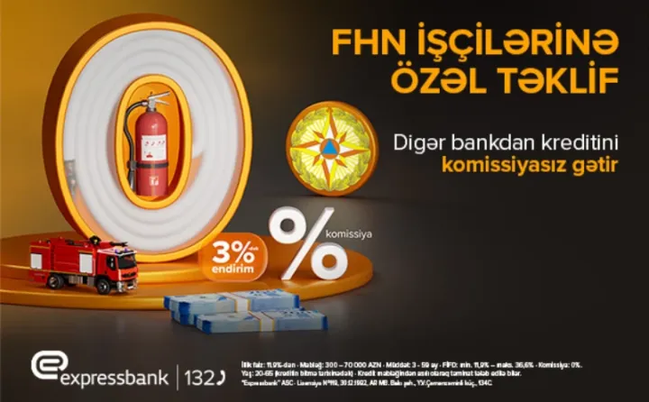 FHN işçilərinə KOMİSSİYASIZ kredit təklifi